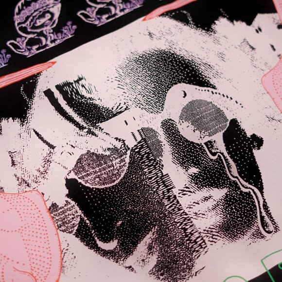 Brain Dead Graphic Print Long Sleeve heavy T-shirt/ Size M/ Good Condition - Picture 7 of 11